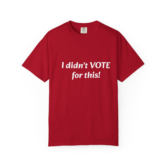 I didn't VOTE for this T Shirt